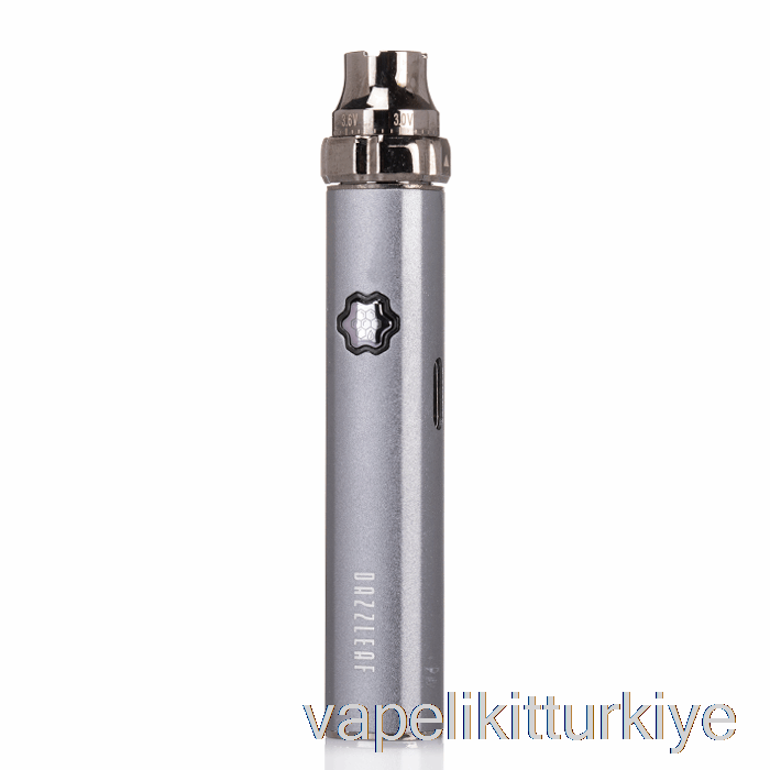 Vape Elektronik Sigara Dazzleaf Squarii üst Büküm 510 Pil Koyu Gri